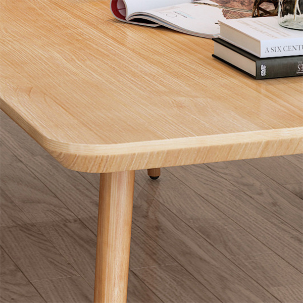 Simplicity Rectangle Dining Room Table Pine Solid Wood Table with 4 Legs