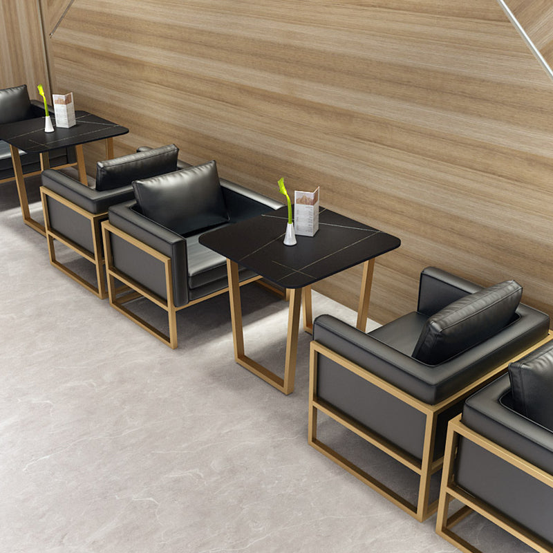 Traditionele luxe stijl eettafel gesinterde stenen tafel voor eetkamer
