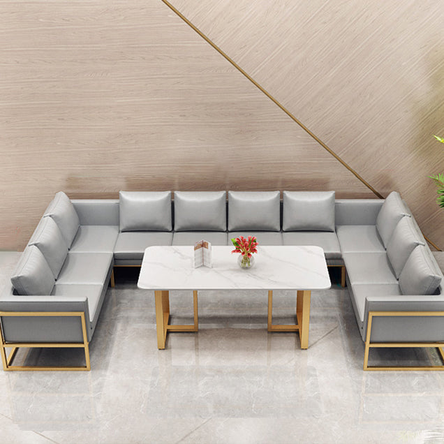 Traditionele luxe stijl eettafel gesinterde stenen tafel voor eetkamer