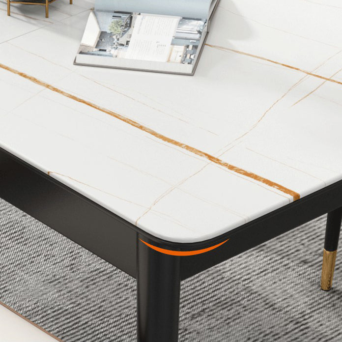 Rechthoek 4 poten Home Furniture Stone Dining Room Collection met druppelblad