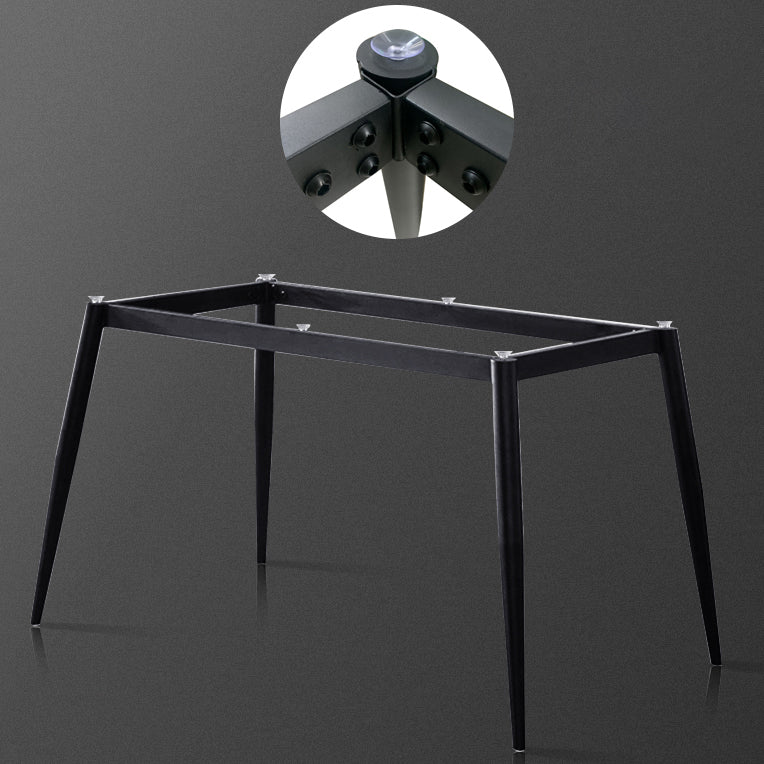 Gesinterde stenen driekleurige eettafel moderne stijl 4 poten tafel voor eetkamer