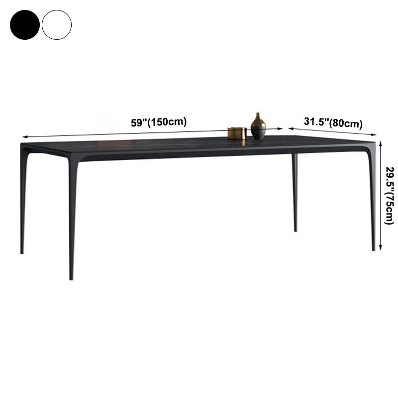 Simplicité Table de la salle à manger rectangle