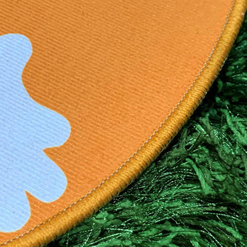 Tapis de tapis moderne en or