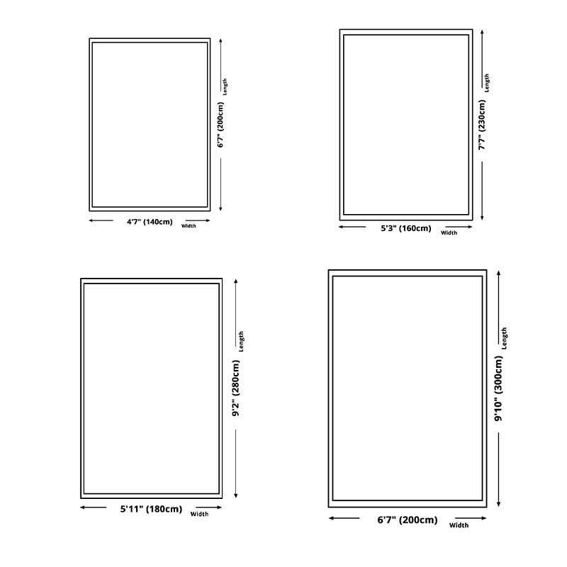 Simplicité Résumé Tapis d'art Polyester Tapis résistant résistant à la tache résistante pour décoration domestique