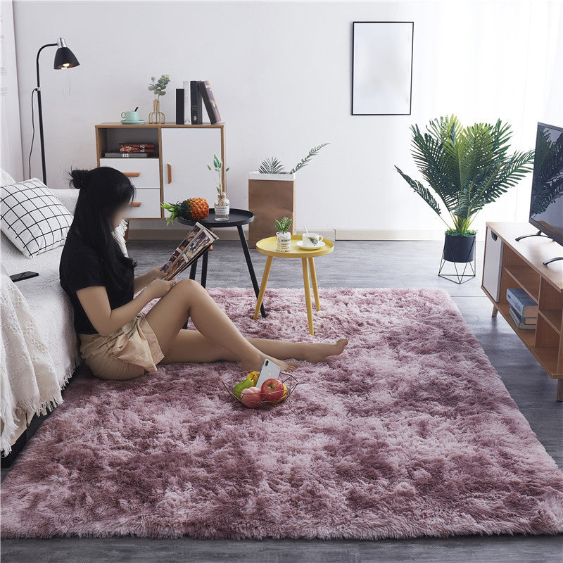 Tapis de tapis de shag nature créatif en polyester tapis d'intérieur