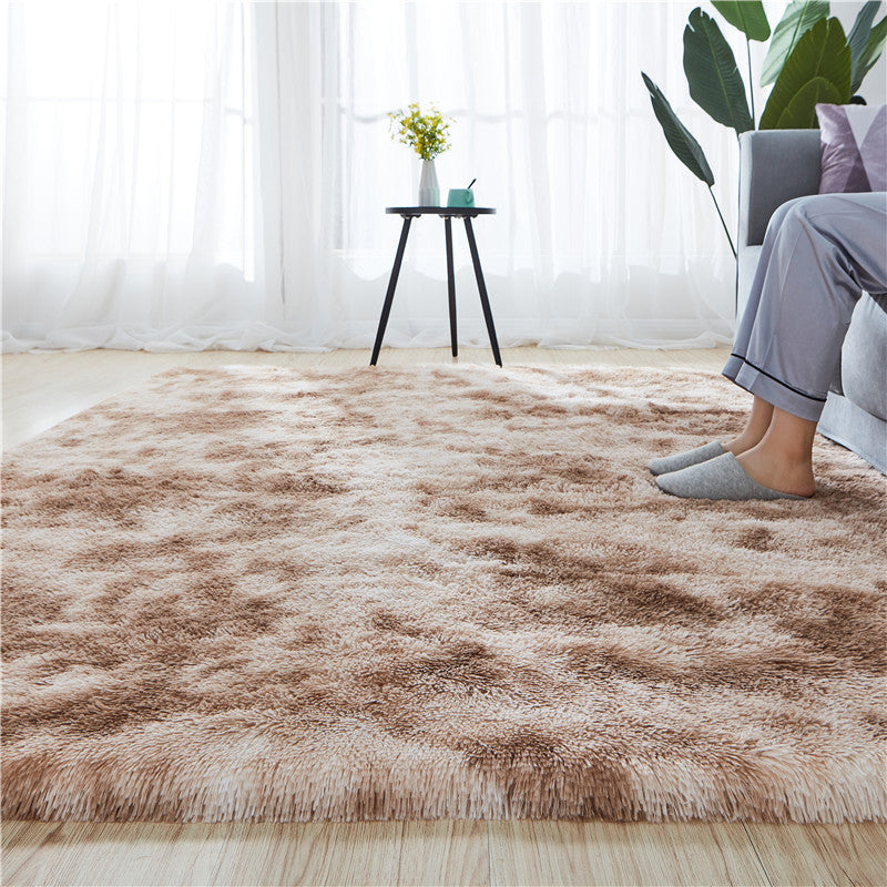 Tapis de tapis de shag nature créatif en polyester tapis d'intérieur