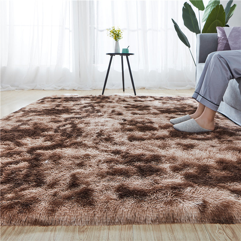 Tapis de tapis de shag nature créatif en polyester tapis d'intérieur