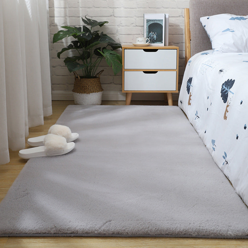 Apricot Casual Teppich Polyester Minderer Farbe Teppich Nicht-Rutsch-Backing Teppich für Wohnkultur