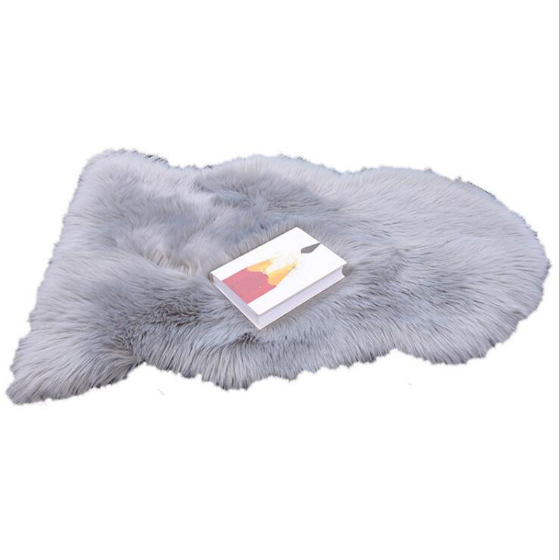 Fancy Plush Area Teppich Vollfarbener Polyester Teppich Easy Care Teppich für Wohnkultur