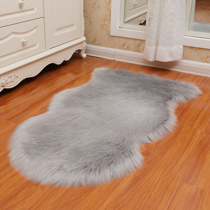 Fancy Plush Area Teppich Vollfarbener Polyester Teppich Easy Care Teppich für Wohnkultur