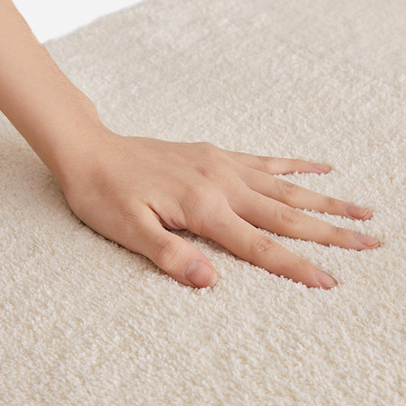 Beige moderne tapijt polyester kleur klont tapijt niet-slip achterste tapijt voor woningdecoratie