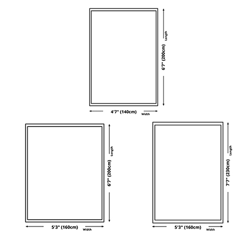 Modern Gray Tone Carpet Gorgeous Polyester Indoor Rug Living Room Area Rug with Non-Slip Backing