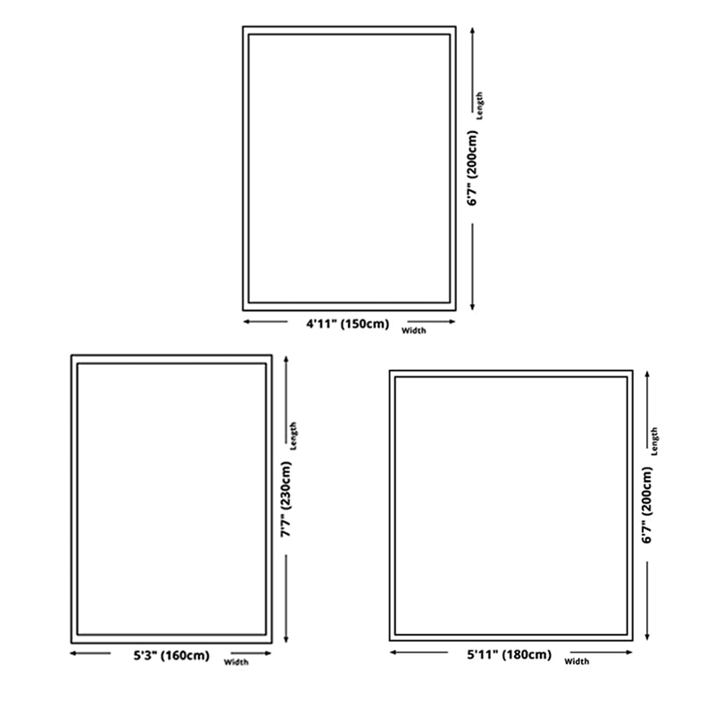 Simplicité Géométrique Modèle Rapis de loisirs Tapis de loisirs Polyester Tapis résistant aux taches pour la décoration intérieure