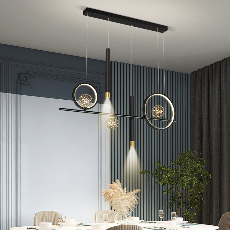 Modern Kitchen Pendant Lights Linear Chandelier Island Lighting Fixtures