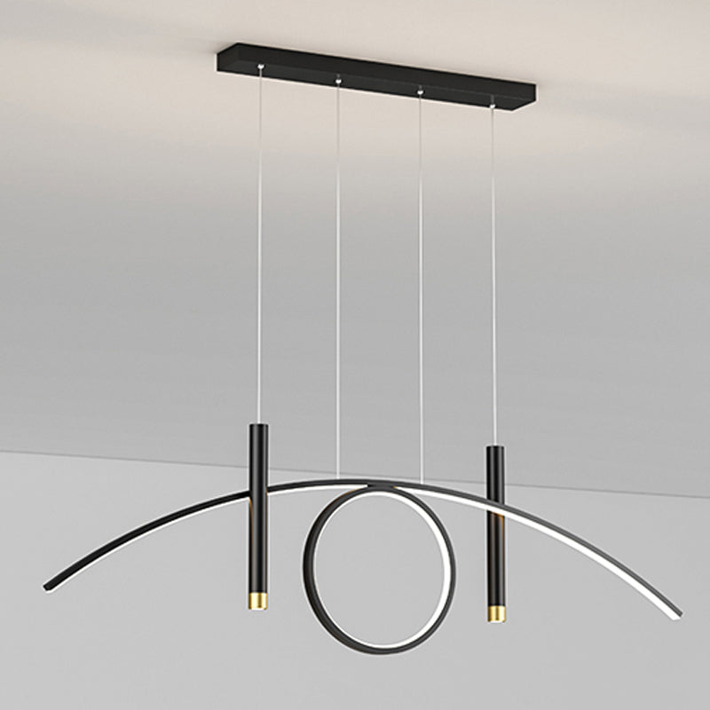 Modern Kitchen Pendant Lights Linear Chandelier Island Lighting Fixtures