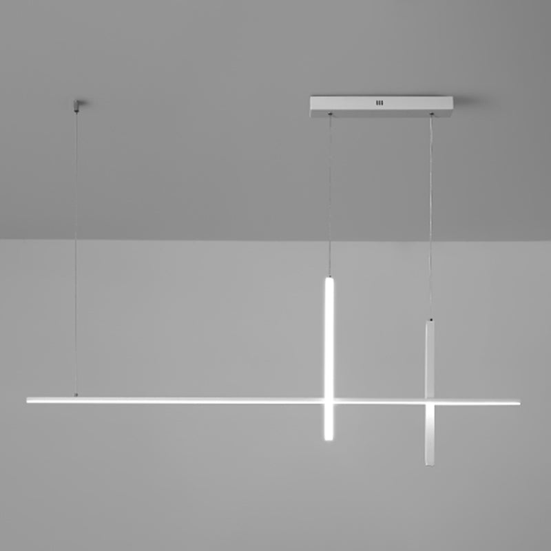 Modern Linear Island Pendant Lights Metal Ceiling Pendant Light for Dining Room