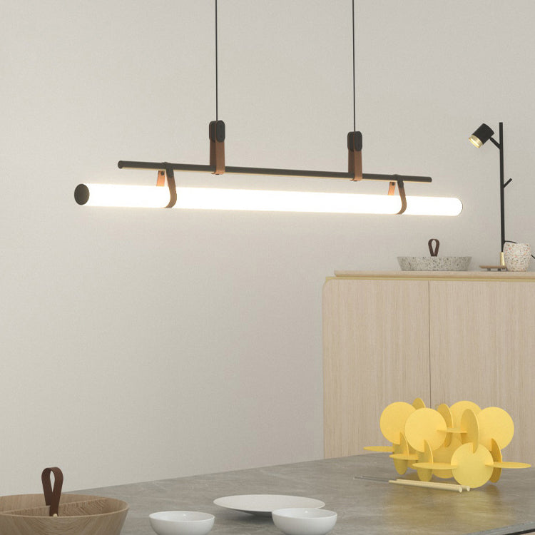 Linear Island Chandelier Lights Modern Acrylic Chandelier Lighting Fixtures