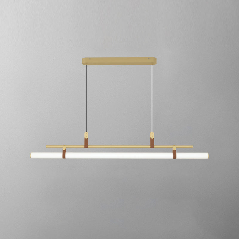 Linear Island Chandelier Lights Modern Acrylic Chandelier Lighting Fixtures