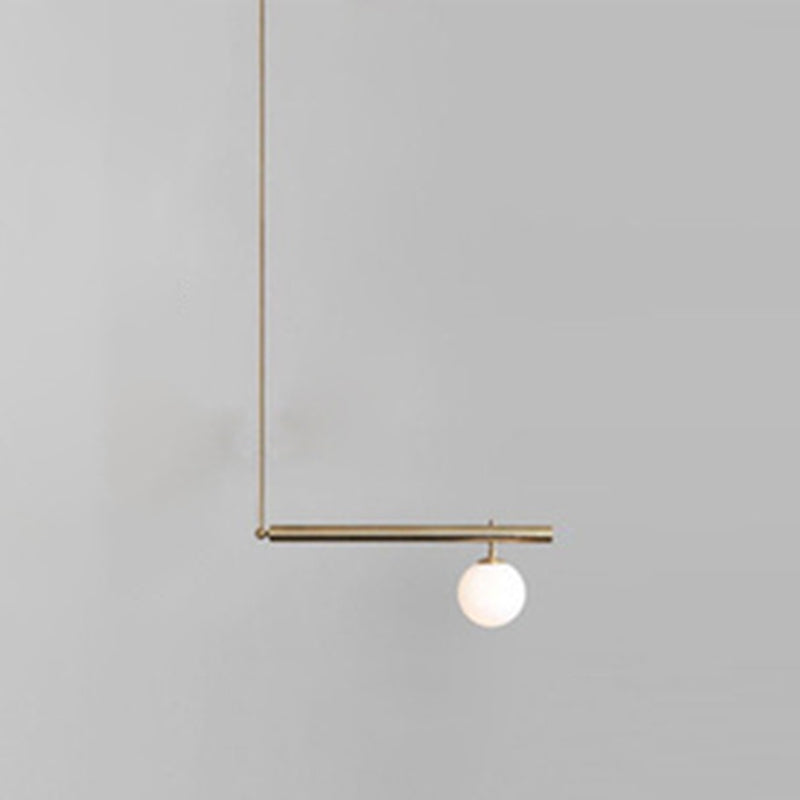 Modern Simplicity Pendant Lighting Globe Glass Island Lighting for Dining Room