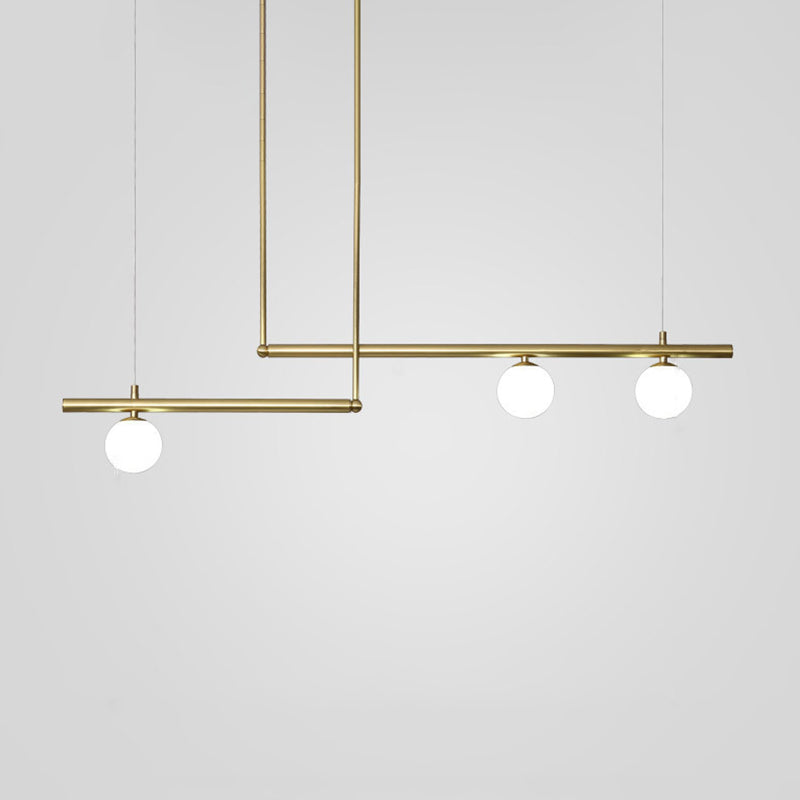 Modern Simplicity Pendant Lighting Globe Glass Island Lighting for Dining Room