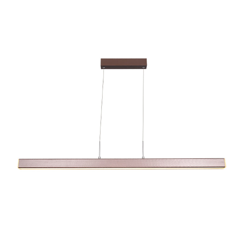 Linear LED Island Lighting in Contemporary Style  Metal 1-Light Island Lighting