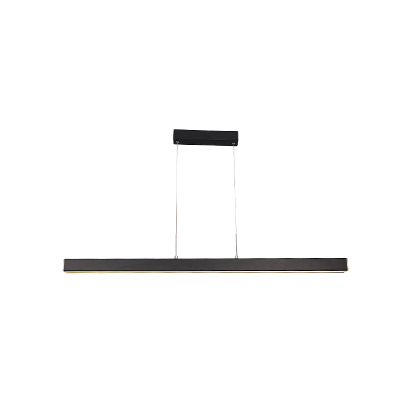 Linear LED Island Lighting in Contemporary Style  Metal 1-Light Island Lighting