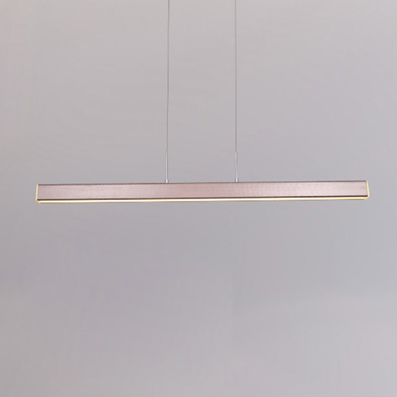 Linear LED Island Lighting in Contemporary Style  Metal 1-Light Island Lighting