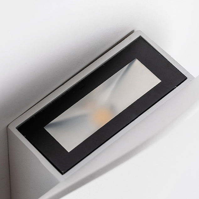 Moderner Kreis LED -Wandlampe Metall 1 Licht Wandbeleuchtung