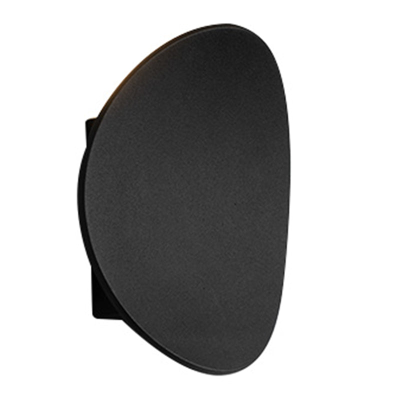 Moderner Kreis LED -Wandlampe Metall 1 Licht Wandbeleuchtung