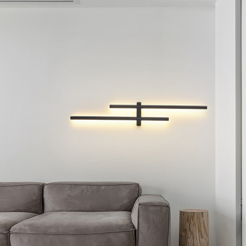 Lineare Wandbeleuchtungsvorrichtungen moderner Acryl 2 Leuchten LED -Wandlampe