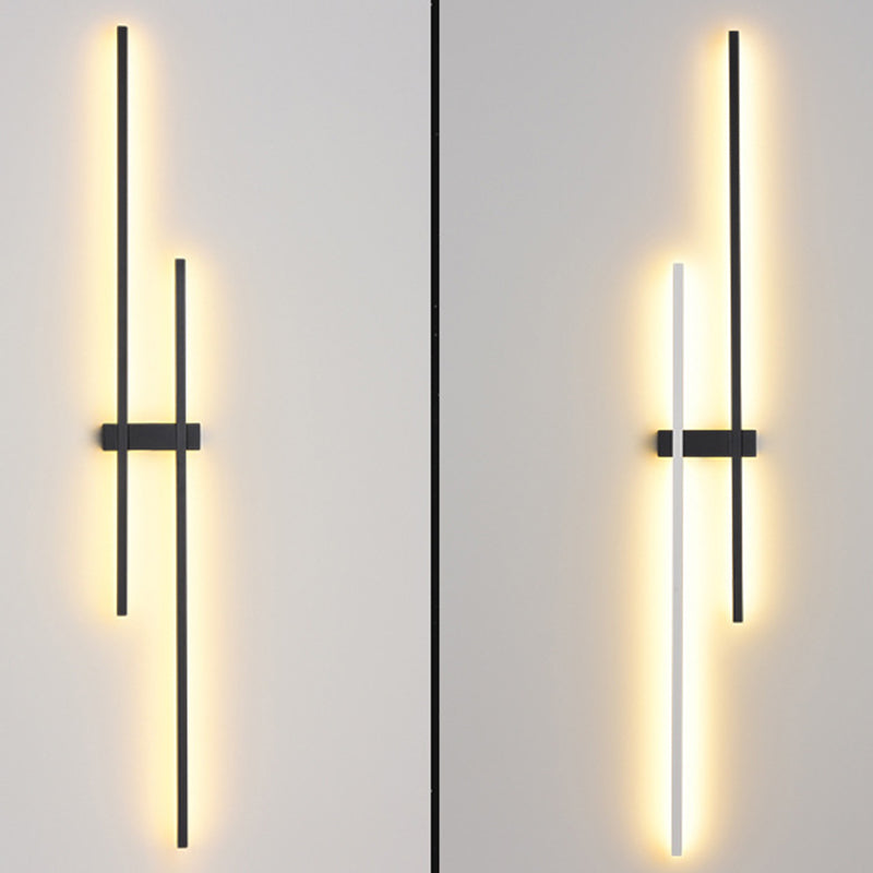 Lineare Wandbeleuchtungsvorrichtungen moderner Acryl 2 Leuchten LED -Wandlampe