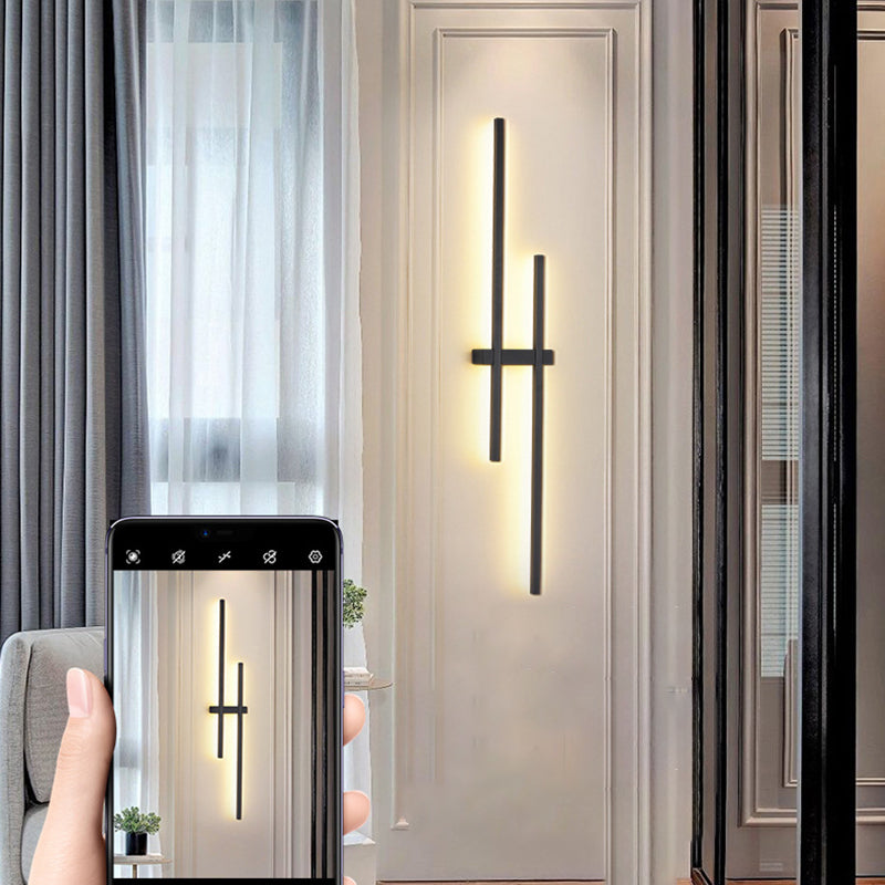 Lineare Wandbeleuchtungsvorrichtungen moderner Acryl 2 Leuchten LED -Wandlampe