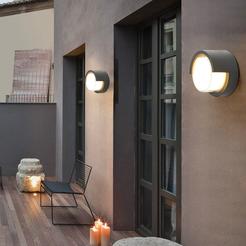 Geometrische Wandbeleuchtung in modernem Acryl 1 leichte LED -Wandlampe im modernen Stil