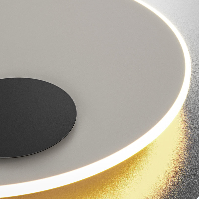 Moderne geometrische LED -Wandlampen -Metall 2 Lichter Wandleuchten