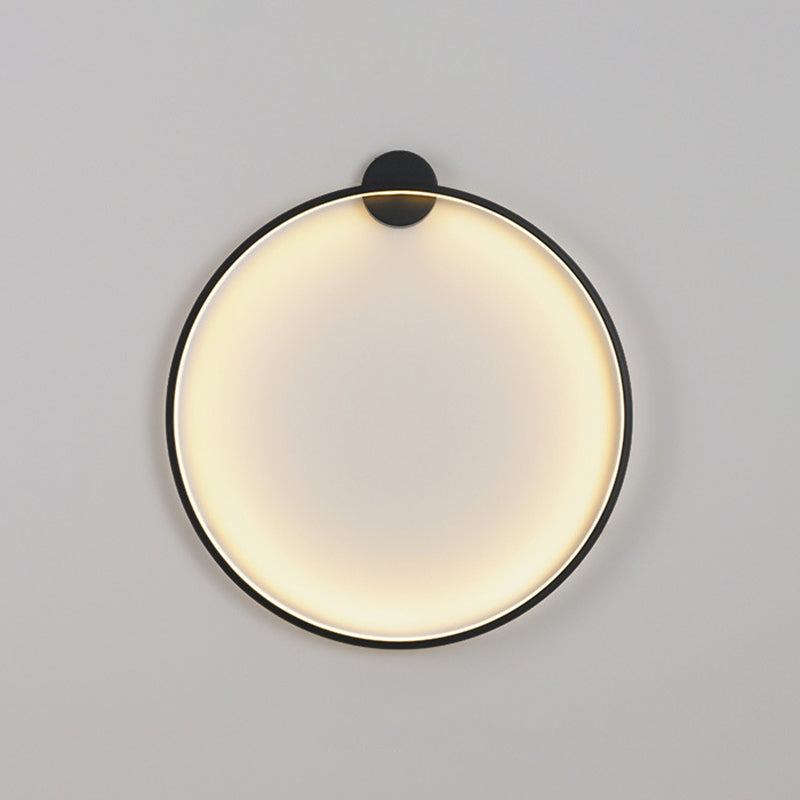 Cirkel wandverlichting in moderne stijl siliconen 1 lichte led wandlamp