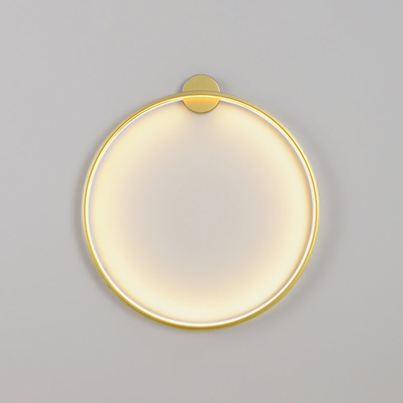 Cirkel wandverlichting in moderne stijl siliconen 1 lichte led wandlamp