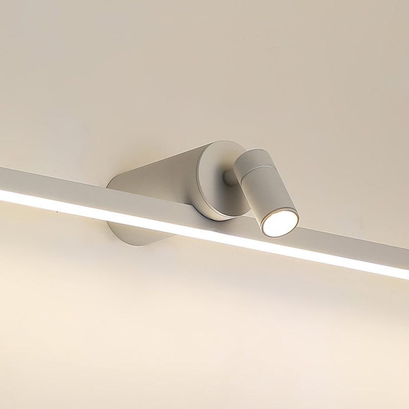 Linear Wall Sconce Lights Modern Metal 2 Light Sconce Light Fixture for Bathroom
