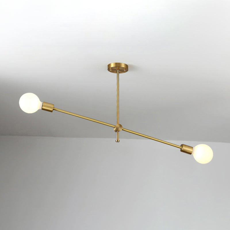 Moderne stijl metalen kroonluchter verlichtingsarmatuur multi -lights sputnik hangende plafondlampen