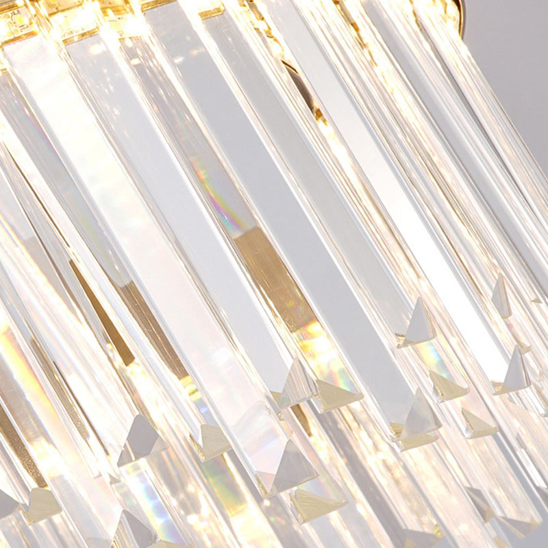 Hedendaagse luxe led hangende lamp metalen kroonluchter voor woonkamer