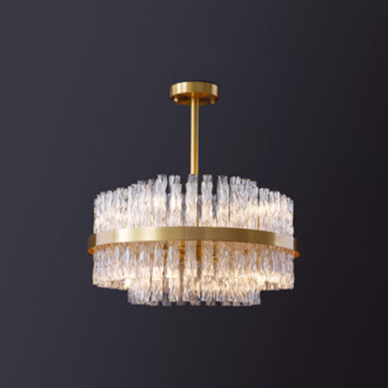 Modern karakteristieke hanglampglas geometrische kroonluchter voor woonkamer