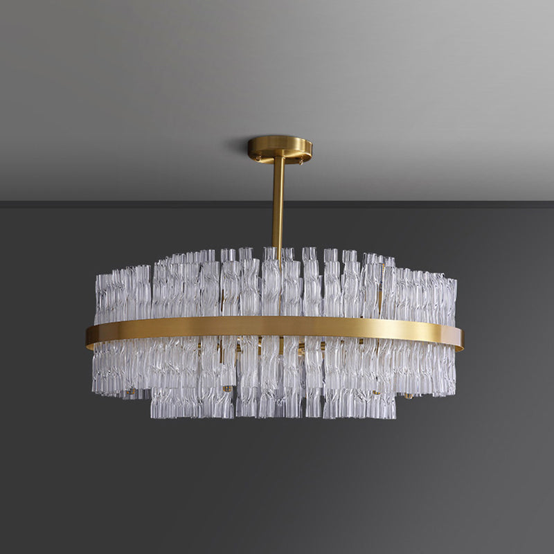 Modern karakteristieke hanglampglas geometrische kroonluchter voor woonkamer