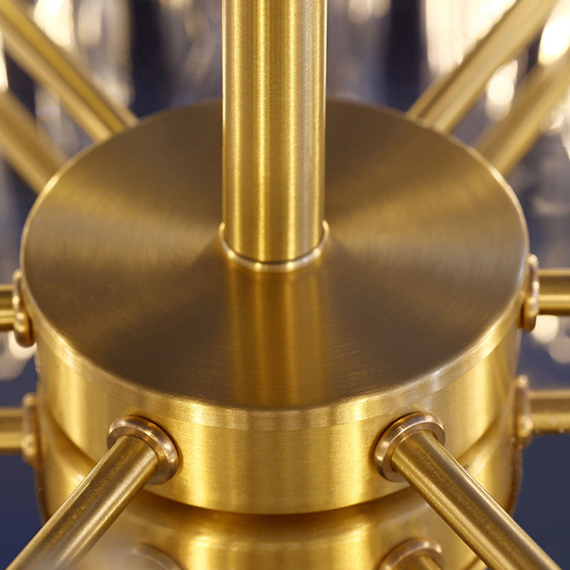 Modern karakteristieke hanglampglas geometrische kroonluchter voor woonkamer