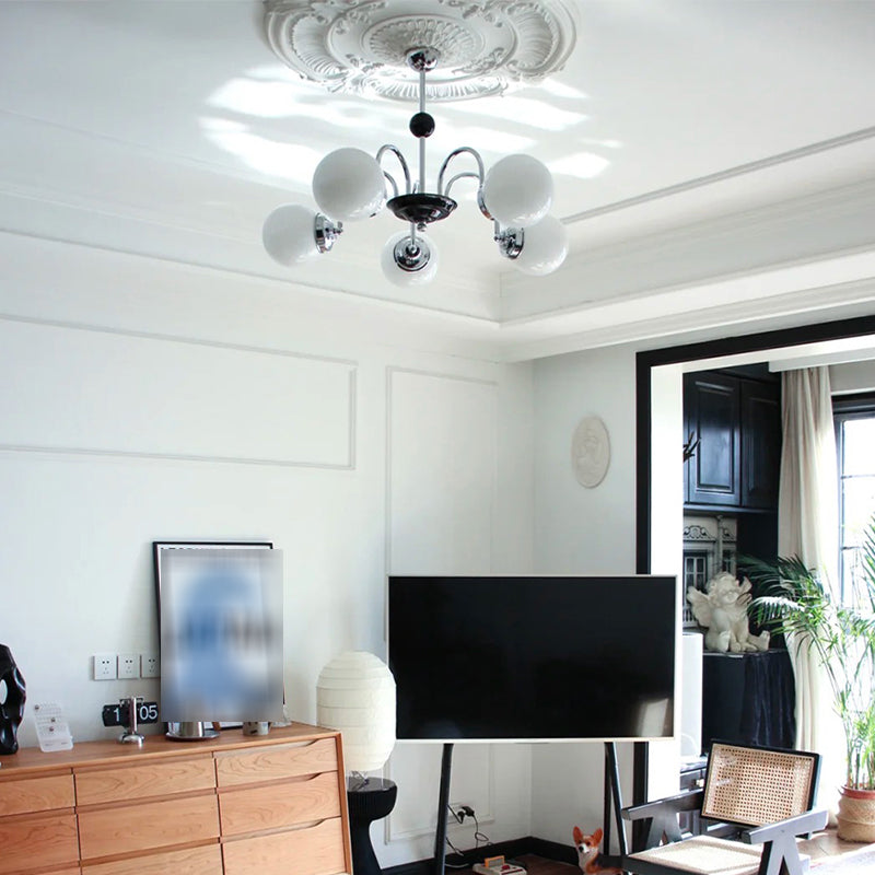 Modern minimalisme hanger lichtglas bol kroonluchter voor eetkamer