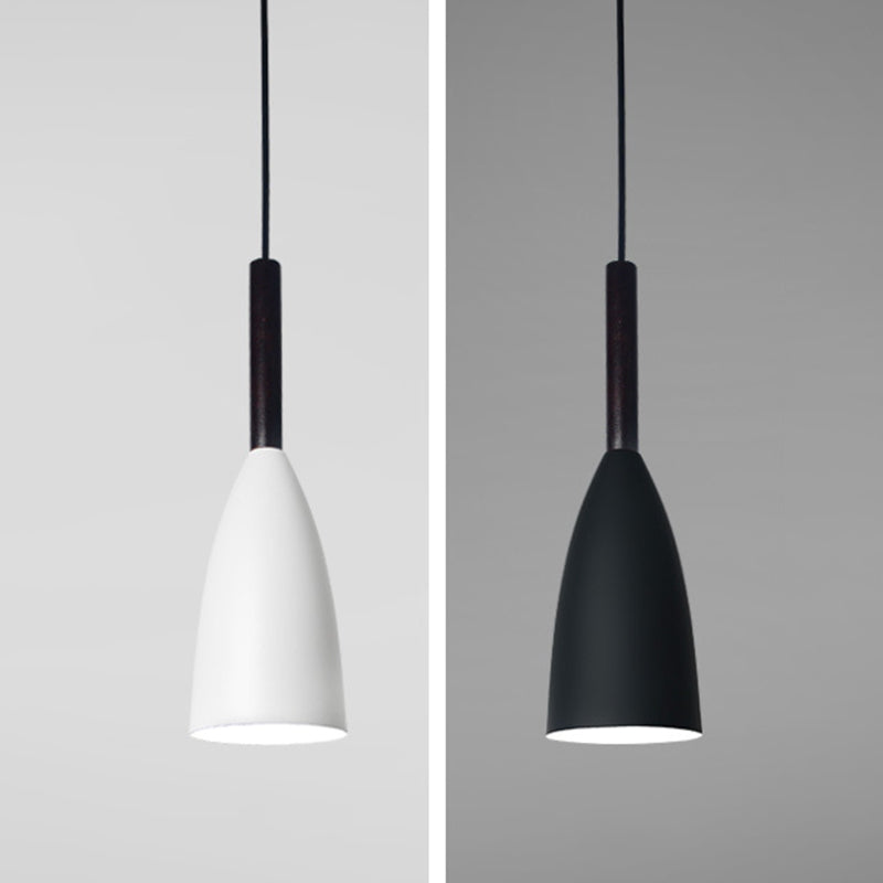 Cone Macaron Pendant Light in Modern Creative Style Lacquered Aluminium Hanging Lamp
