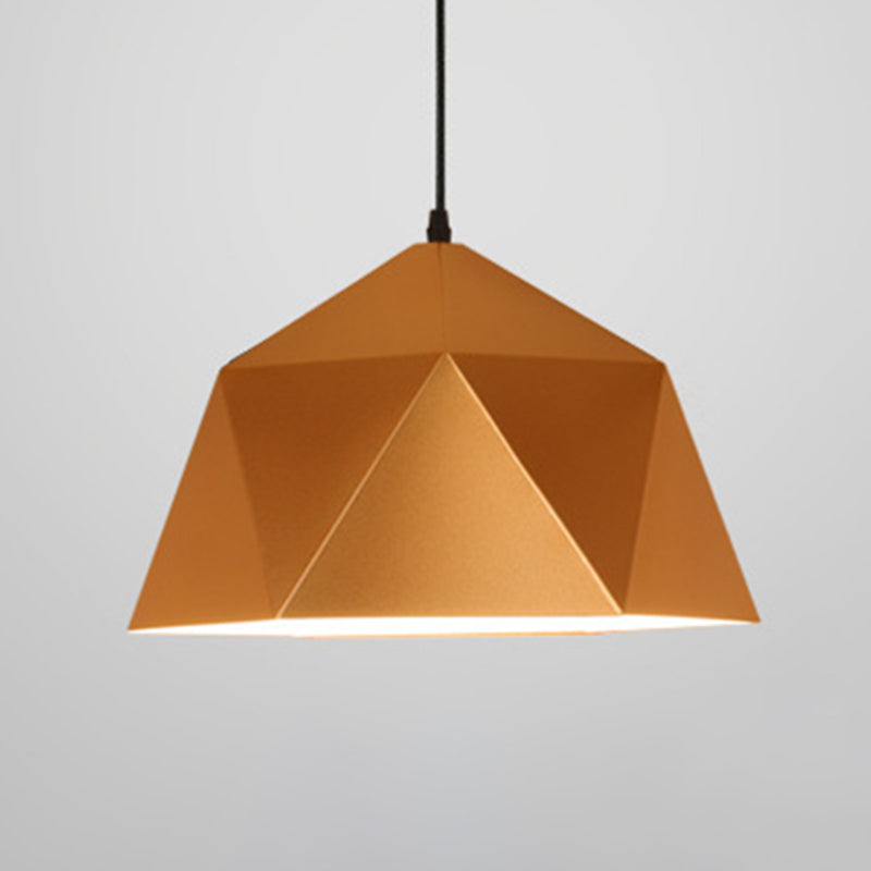 Geometrische Form hängend hängendes hängendes nordisches Metall -Metal -1 -Anhänger -Lampe für das Restaurant