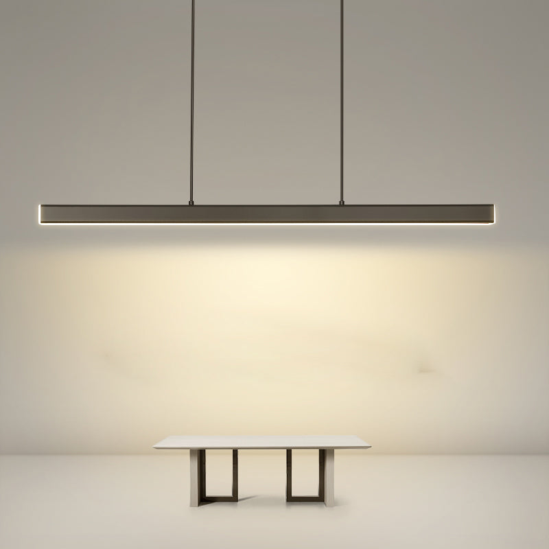 Simplicity LED Island Lighting Fixtures Dining Room Long Strip Hanging Lamp