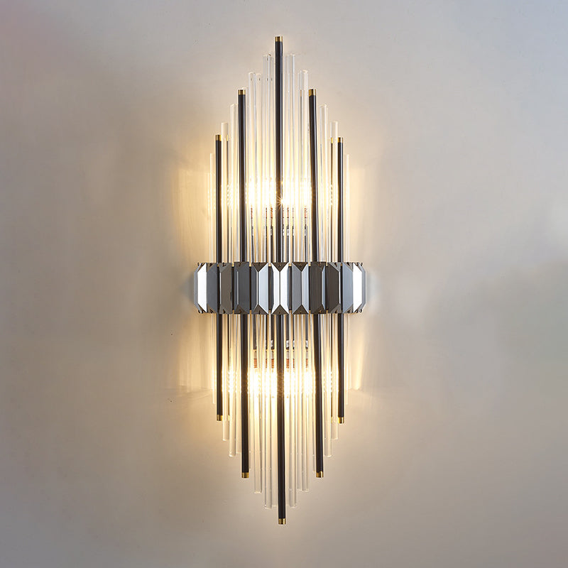 Lámpara de pared de pared de pared de cobre de 2 bombas