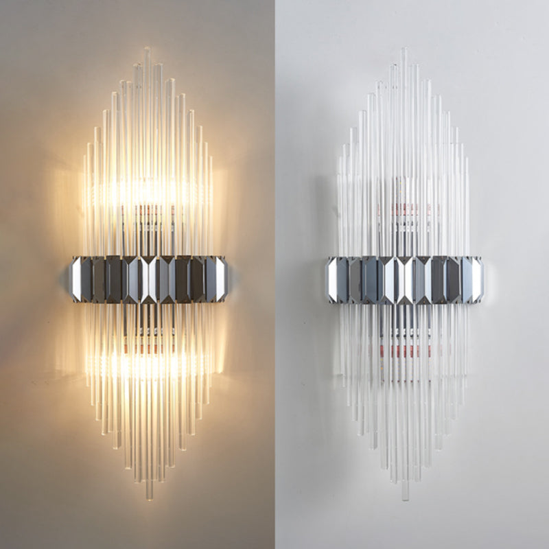 Lámpara de pared de pared de pared de cobre de 2 bombas