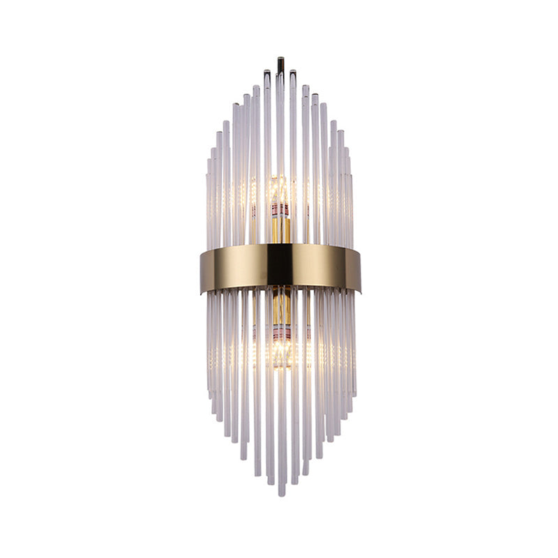 Lámpara de pared de pasillo de dormitorio de luz de cristal creativo moderno