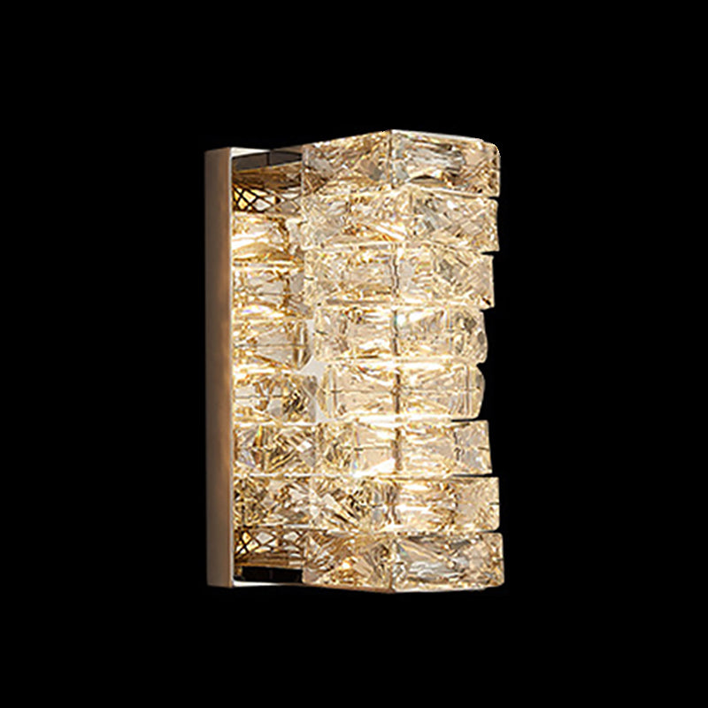 Postmoderne Wandleuchte Beleuchtung Kristallwand montiertes Lichter für Schlafzimmer Wohnzimmer